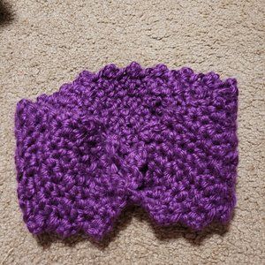 NWOT Purple chunky Knot knot crochet headband